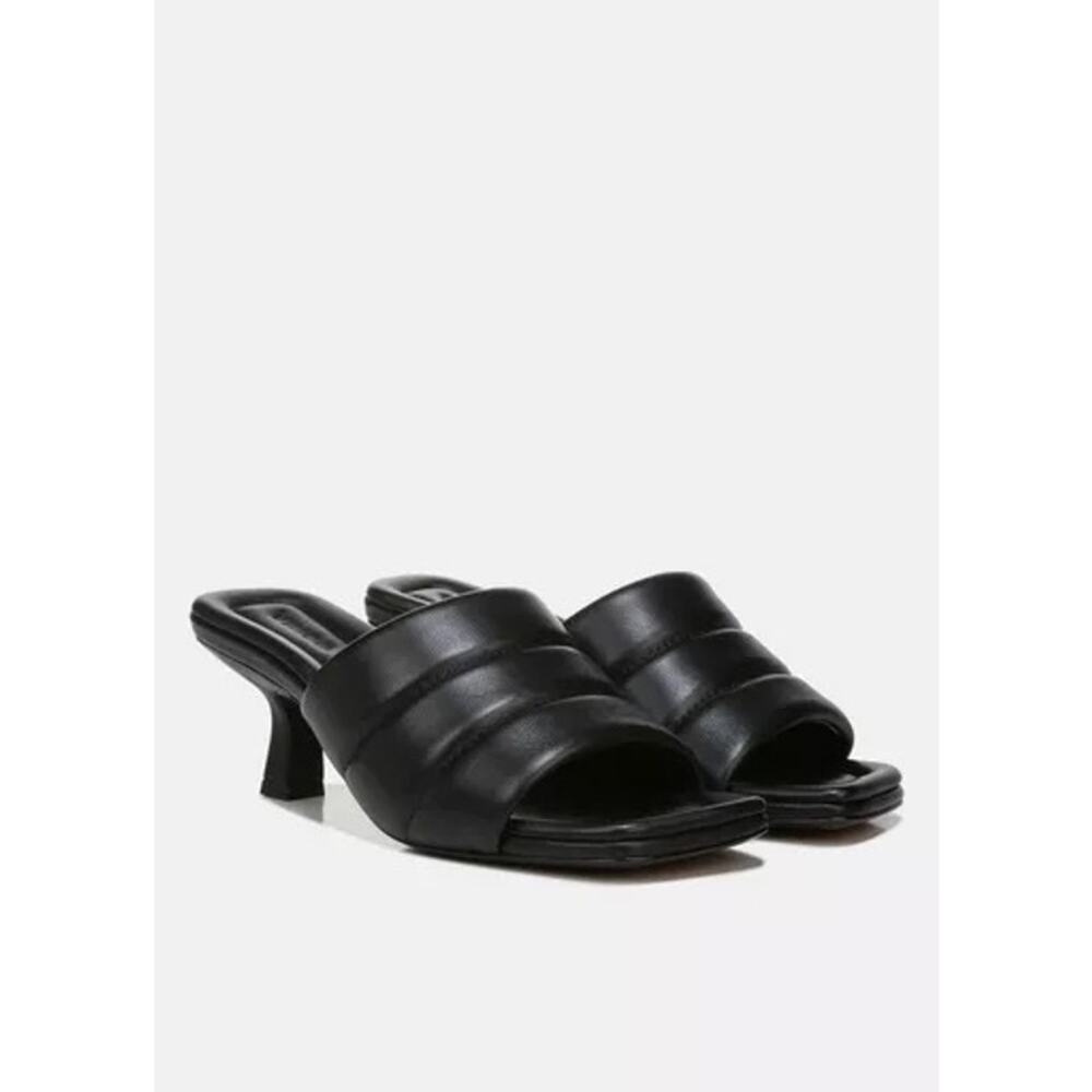 Vince black kitten heel Ceil Mule size 37/ US 7